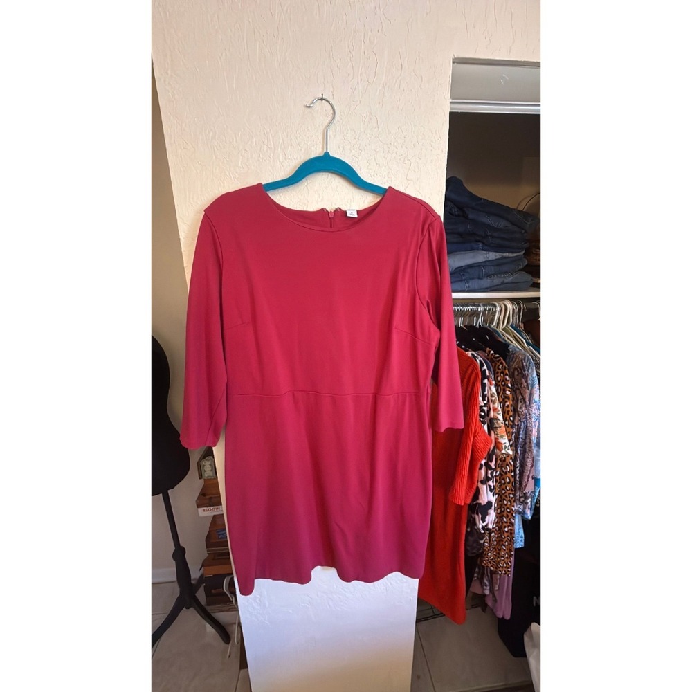 Old Navy fuchsia extra large dress 99%‎ cotton 5%
